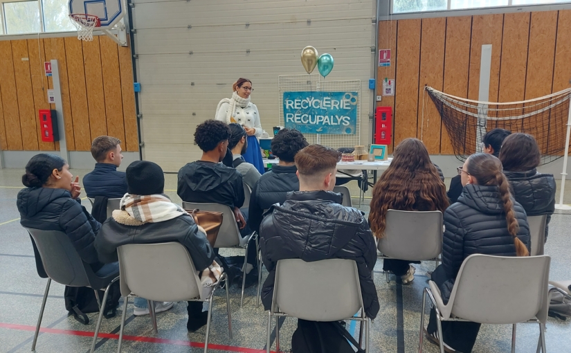 Récupalys au forum des métiers de l'ESS au lycée Aragon de Muret